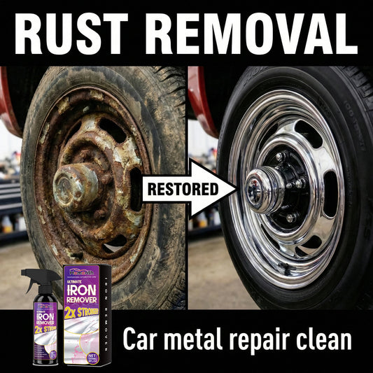 Car Rust Remover Spray 120ml – Powerful Fast-Acting Formula for Wheels, Exhaust Pipes, Metal, Tools & Chains | Bundle Deals Available