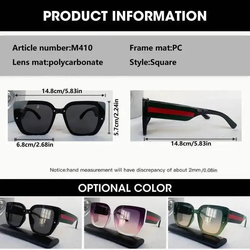 Irregular Polygon Sunglasses for Women — Mixed Colour Frames