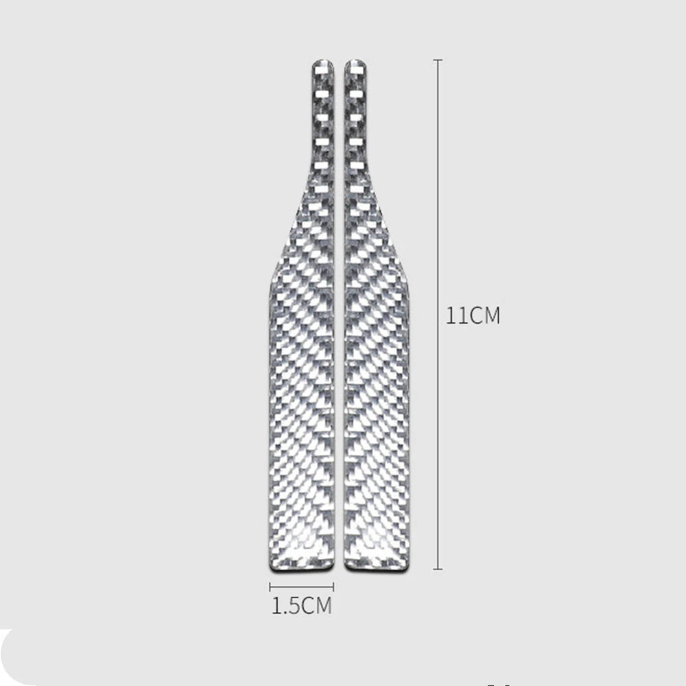 Rearview Mirror Anti-Collision Scratch Strips Car Decorative Reflective Protective Covers Compatible with Most Models