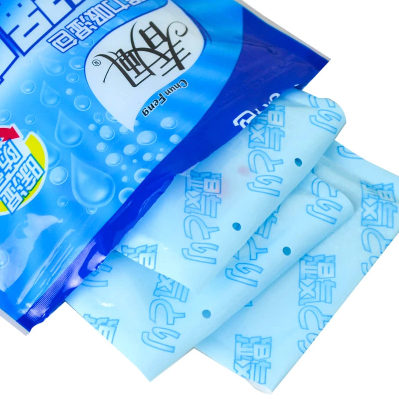 4 Packs Wardrobe Moisture Absorber Reusable Moisture-proof Dehumidification Box For Wardrobe Closet Laundry Rooms Drawer
