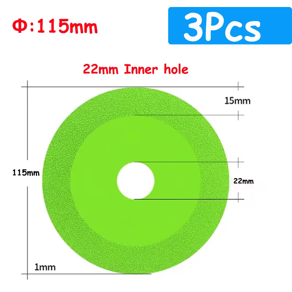 Diamond Glass Cutting Disc — 100/115/125mm Ultra-Thin Tile Blade
