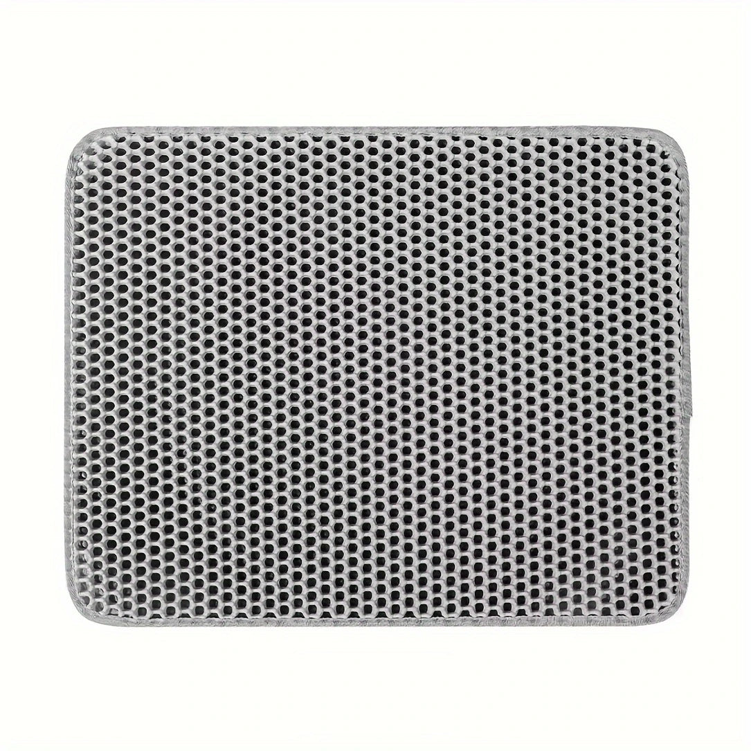 Pet Cat Litter Mat Waterproof Double Layer Cat Litter Trapping Pet Litter Box Mat Clean Pad Products For Cats Accessories