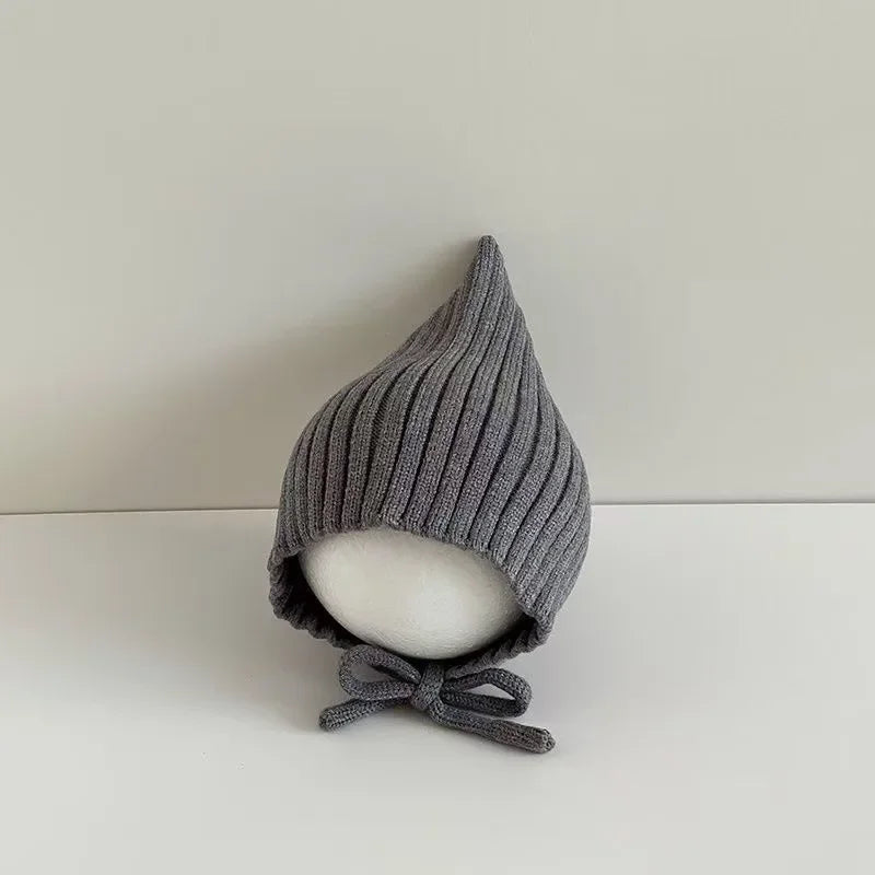 Baby Elf Hat with Ear Flaps - Knit Pom Pom Beanie 0-24 Months - photo 12