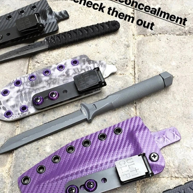 Hip Clip Ulticlip Knife Sheath Hip Clamp K Sheath Kydex Gun Holster Stainless Steel Clip Hip Clip Ulticlip General Style
