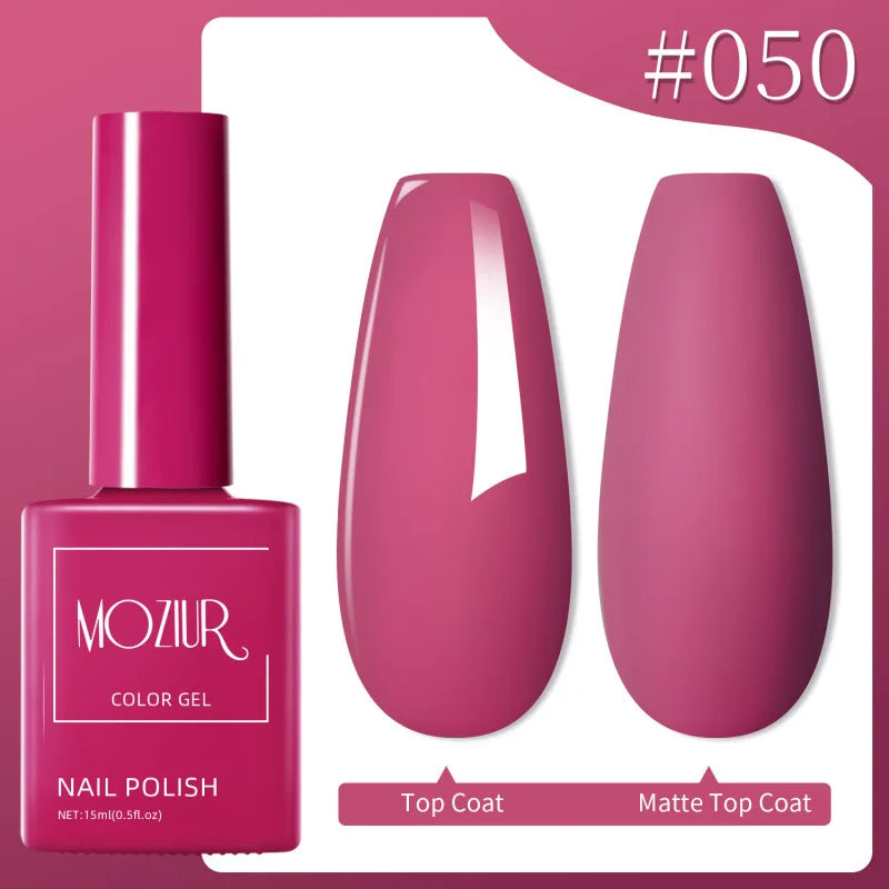 Colorful Hot Sale Uv Gel Nail Polish Set Soak Off Gel Nail Polish 15ml Professional Nail Gel Polishes