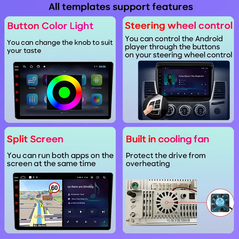 Android 16 GPS Navigation For Peugeot 2008 208 Series 2012 - 2018 Carplay Car Radio Multimedia Player Stereo Video BT 2k Screen