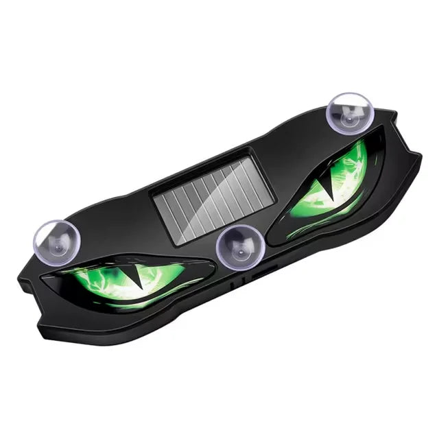 Solar Car Demon Eye Light — Flashing Safety Warning Signal Light