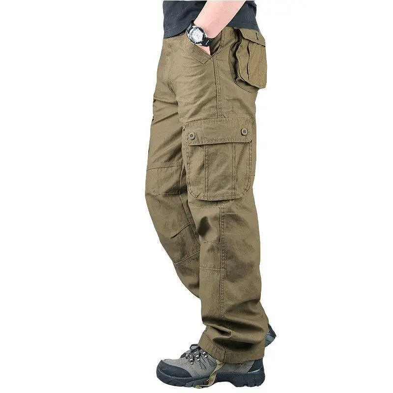 2026 Tactical Cargo Pants Men Cotton Overalls Outdoor Work Trousers Big Size Hombre Clothing Camo Hiking Pants Multiple pockets