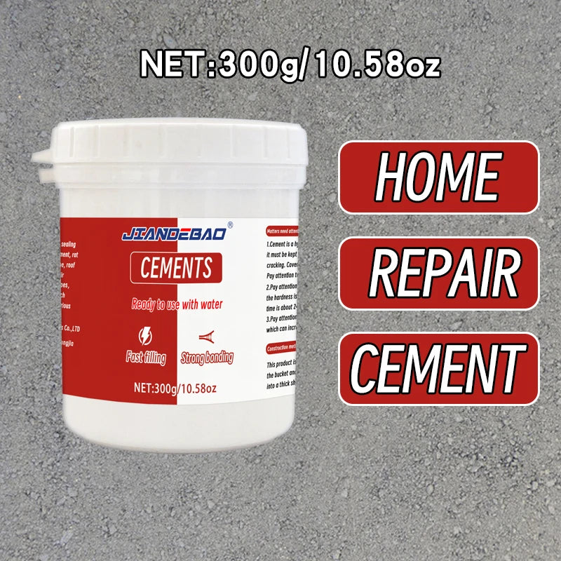 Ready-Mixed Cement Repair Paste for Wall Cracks and Holes