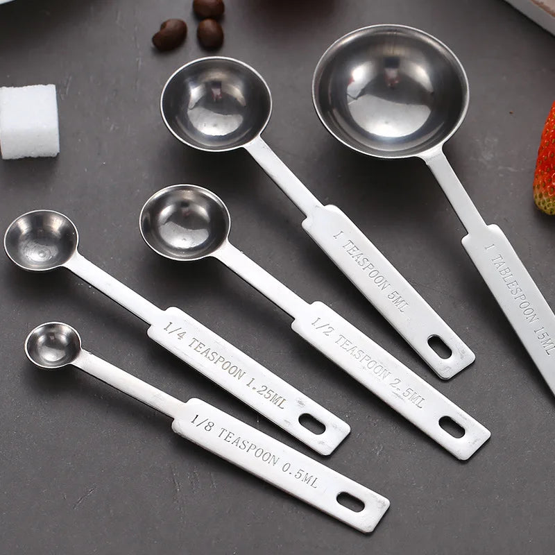 Stainless Measuring Spoons & Cups - 4 to 10 Piece Baking Set - photo 4