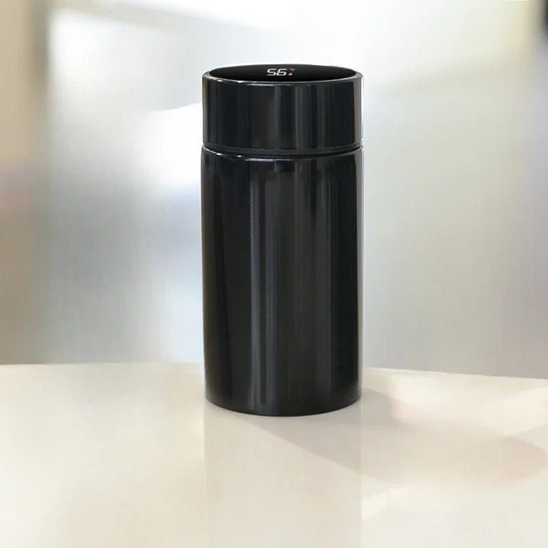 200ml Mini Thermos Cup Double Layer Vacuum Insulation 12 Hours Heat Preservation304Stainless Steel Metal CupOutdoor Portable Bag