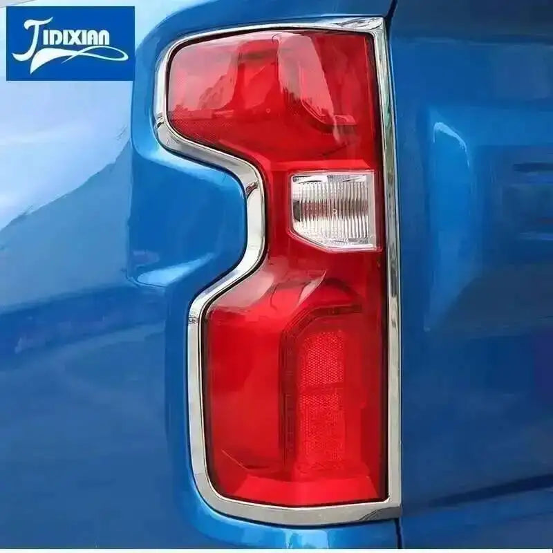 JIDIXIAN Car Rear Tail Light Lamp Taillight Decoration Cover for Chevrolet Silverado 2019 2020 2021 2022 2023 2024 2025 2026