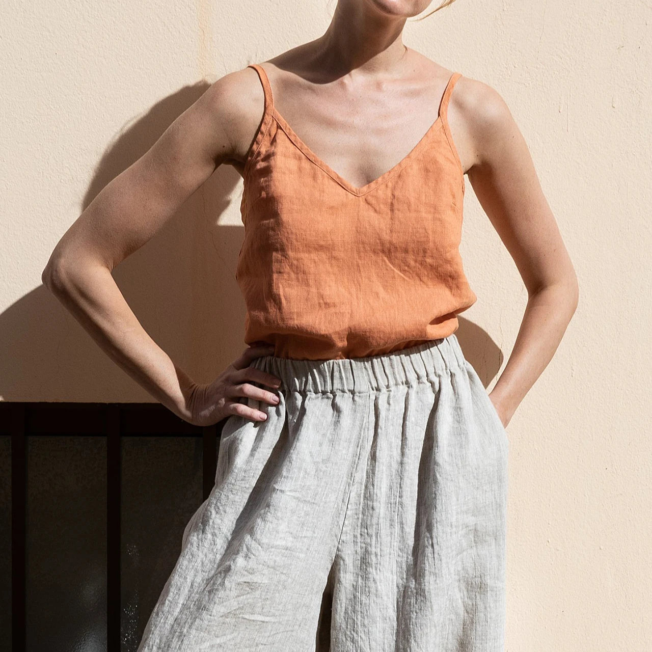 Vintage Cotton Linen Women's Summer Tank Top Sleeveless Harajuku Basic Cuasal Female Top For Girls Camisole Women Clothing