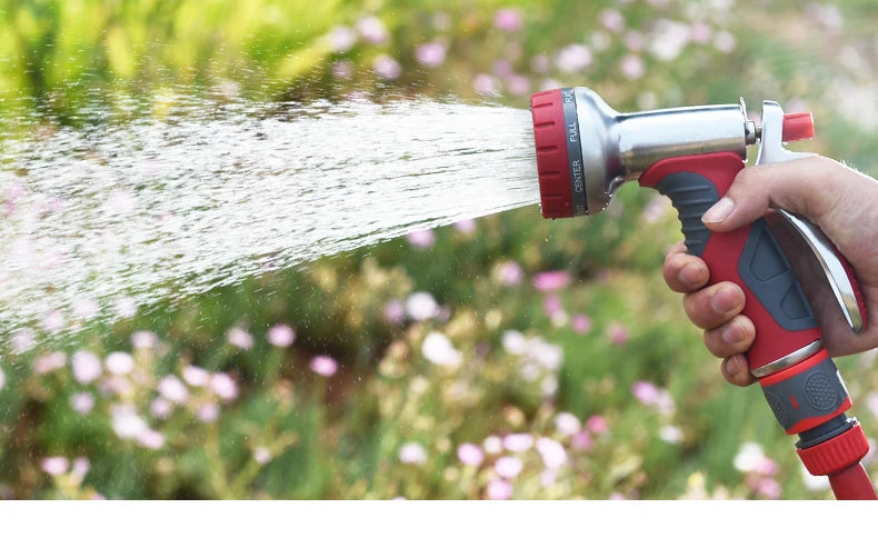 Adjustable High Pressure Watering Gun 9 Modes Garden Sprayer Nozzle for Plant Lawn Yard Irrigation - Water Saving Sprinkler