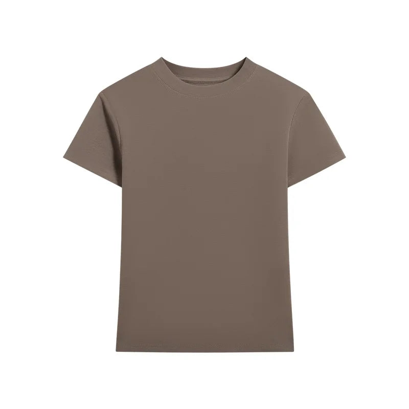 Women's Cotton Loose T-Shirt — Korean Streetwear Short-Sleeve Summer Tee