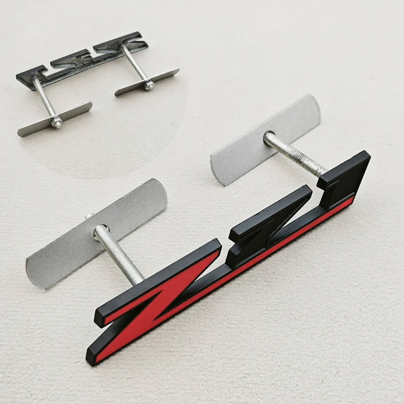 3D Metal Logo Z71 Emblem Car Front Grille Badge Trunk Sticker For Chevrolet Tahoe Colorado Cheyenne Chevy Silverado Accessories