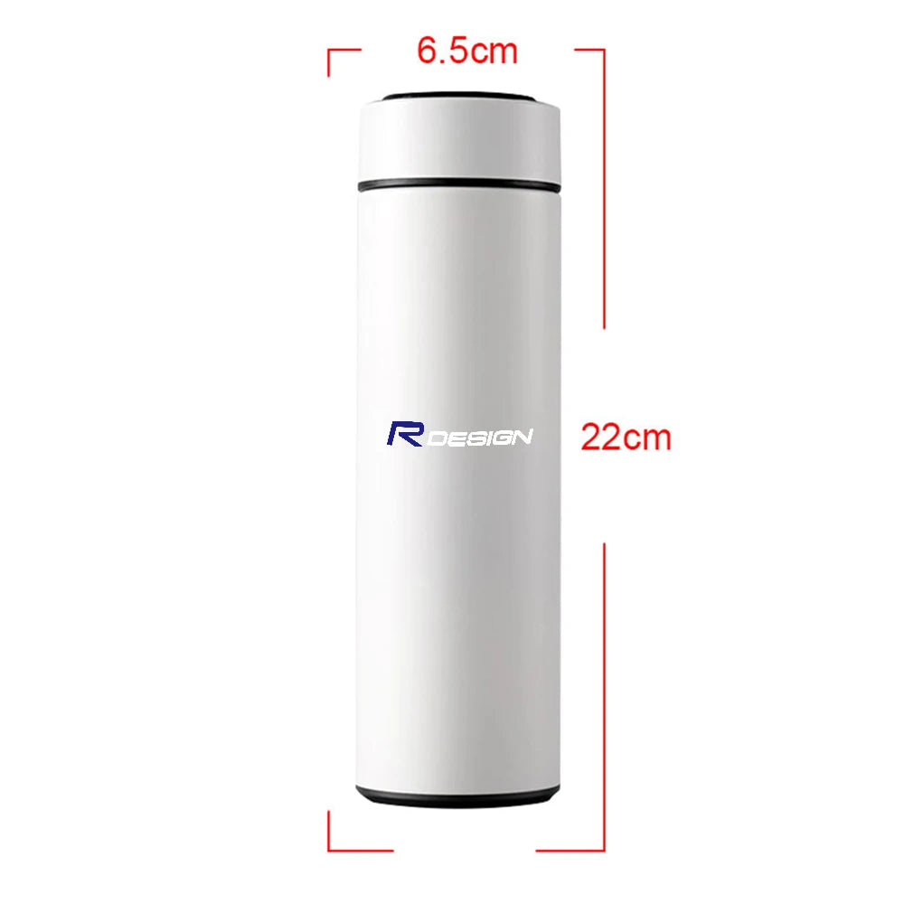 Volvo Smart Thermos Cup – Intelligent Temperature Display Stainless Steel Travel Mug | XC90 S60 XC40 V90