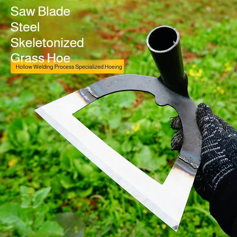 Manganese Steel Weeding Hoe — Handheld Hollow Garden Hoe 14–26cm
