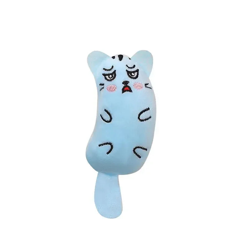 Interactive Plush Catnip Toy - Kitten Chewing Squeaky Toy – photo 7