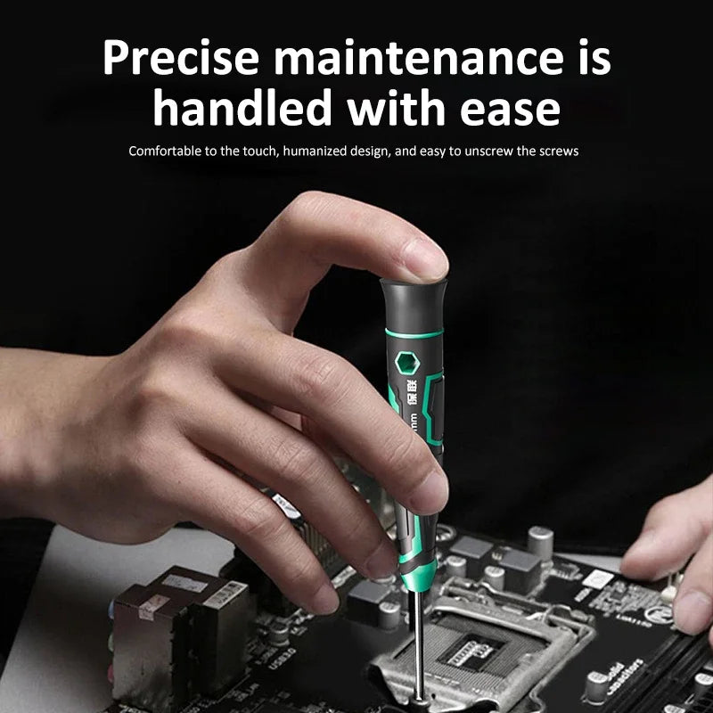 Precision Magnetic Screwdriver Anti-Slip Handle Phillips/Slotted Type Mini Screw Driver Installation and Disassembly Repair Tool