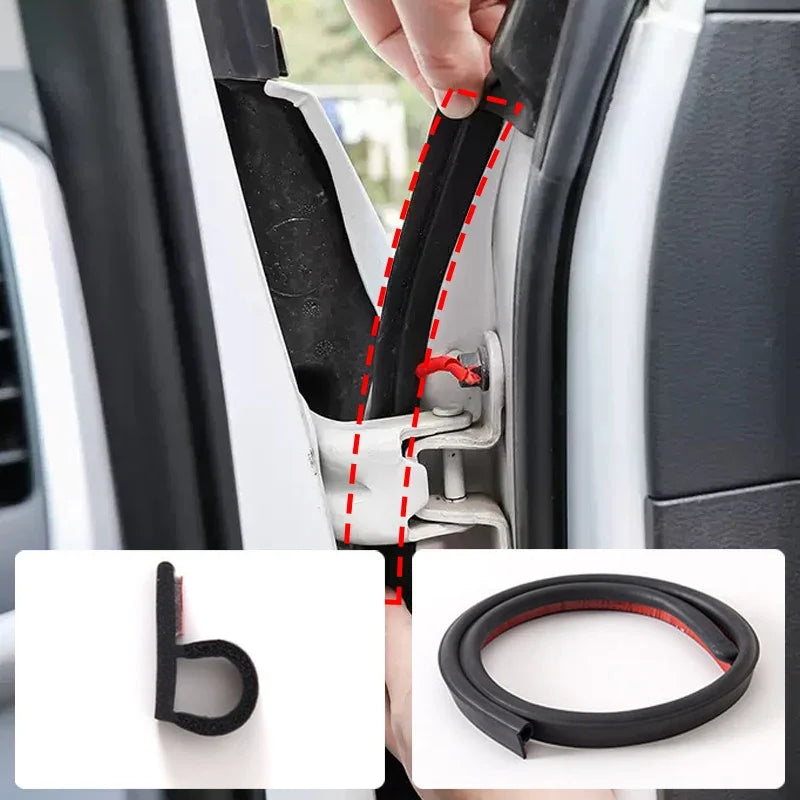 Rubber Car A-Pillar Seal Strip for Doors and Windscreen - view 10