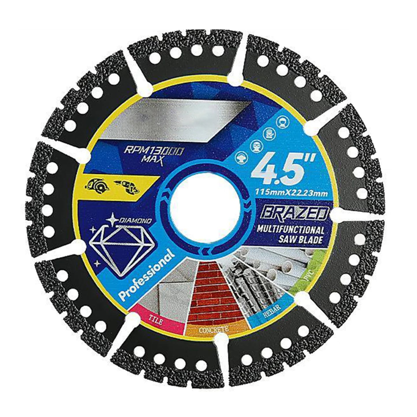 3PCS Heavy Duty Metal Cutting Wheel Angle Grinder Blade, Fast Precise Effortless Cut, Ultra Durable Long-Lasting for Steel Metal