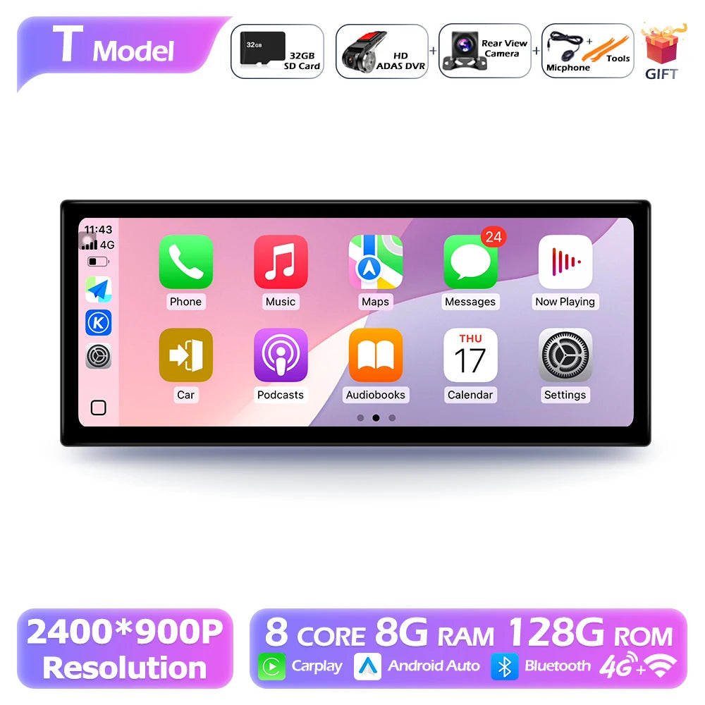 Android OS 12.3 inch For Toyota Corolla 2019-2023 E210 Car Radio Multimedia Video Player Navigation GPS Auto Carplay Bluetooth