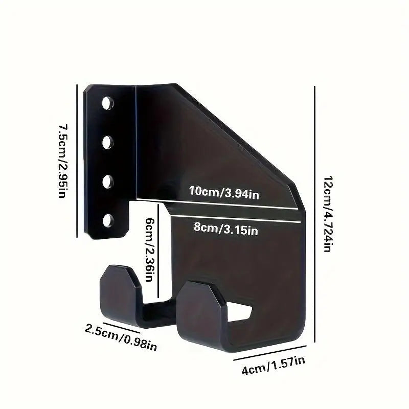 Heavy Duty Iron Chainsaw Hanger Wall Mount Storage Hook Garage Organizer for Chainsaw Power Tools Garden Tool Holder