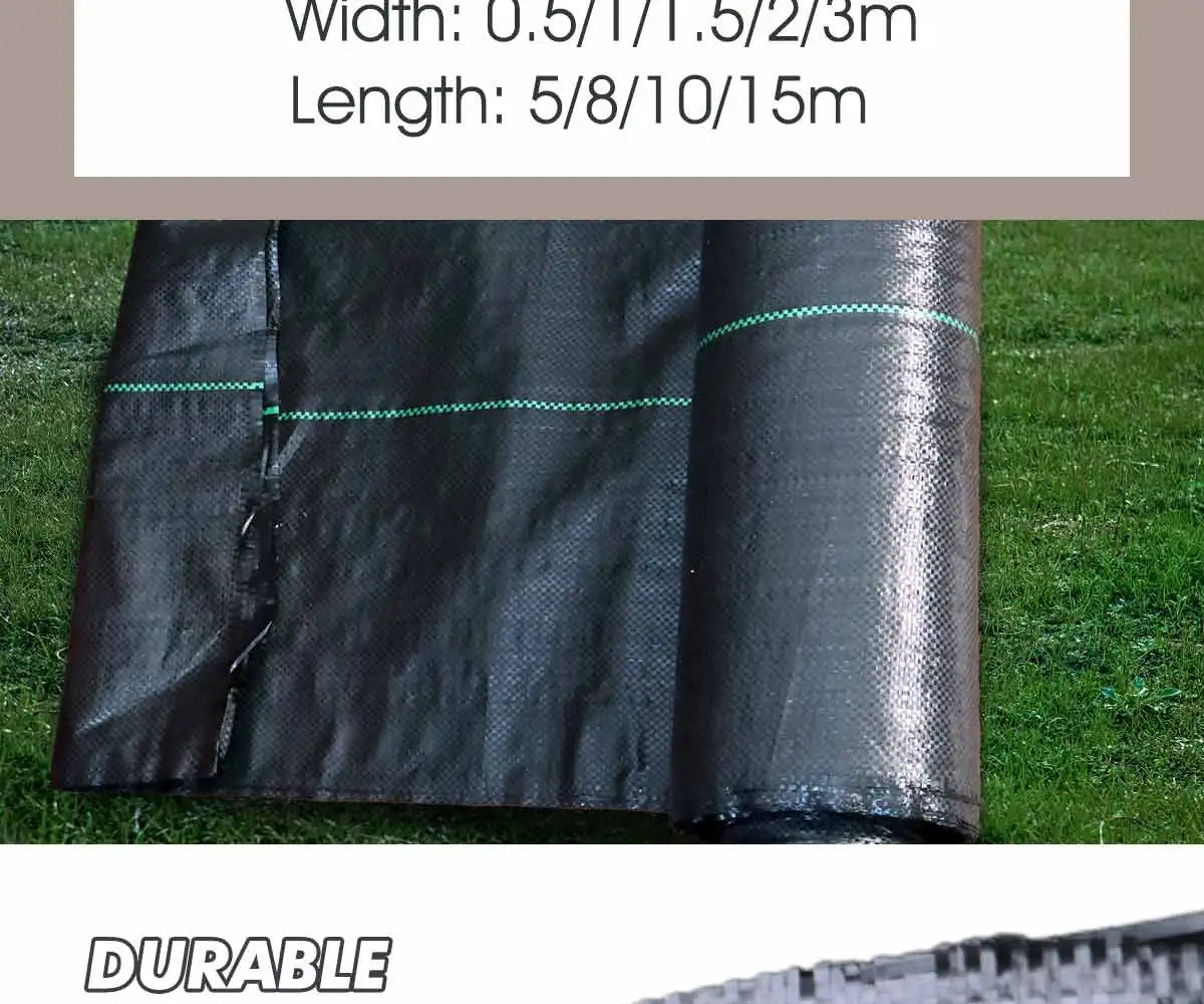 PP Woven Weed Control Fabric for Plant Anti Grass Agricultural Mulch Cloth Greenhouse Weeding Mat Water Permeable Ground Cover