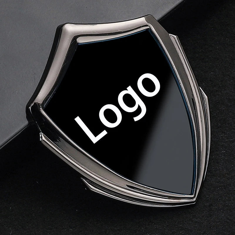 Car Decoration Stickers Stainless Steel Stickers Car logo replacement sticker trunk decoration sticker Customized LOGO