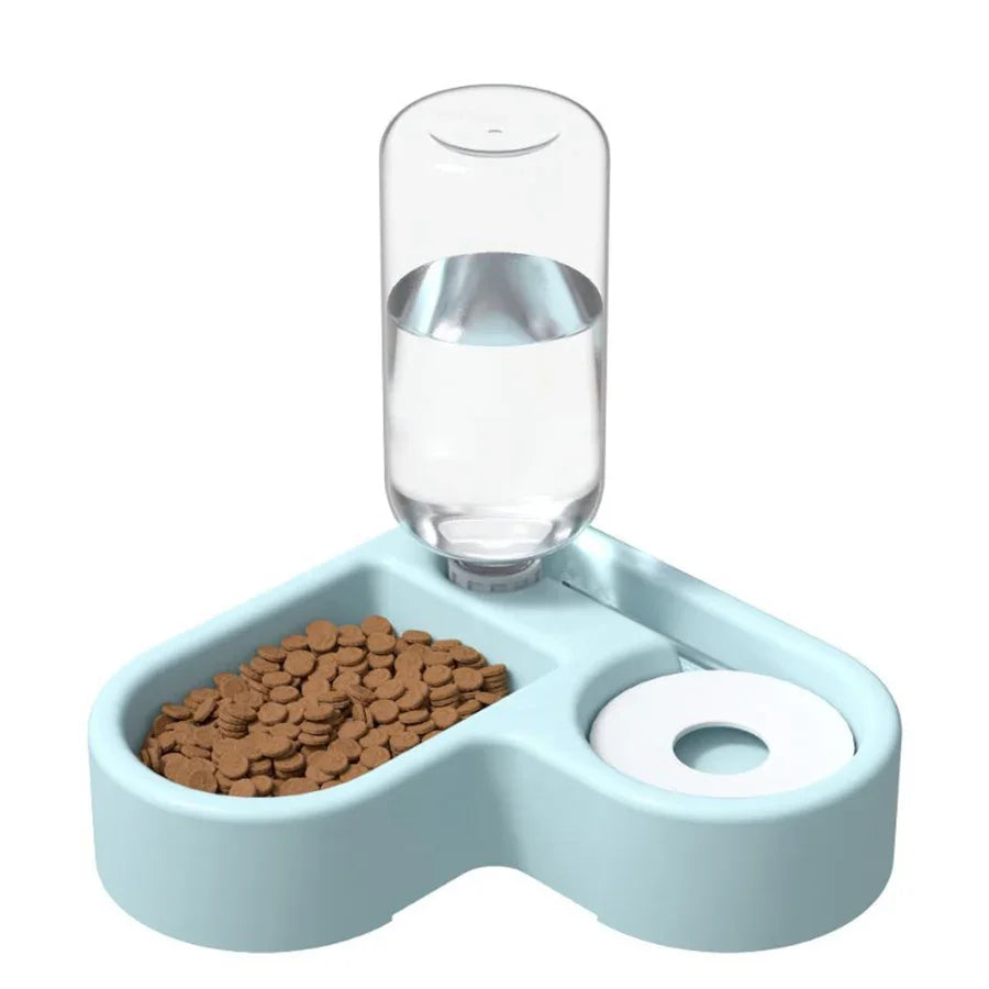 Double Pet Bowl with Water Dispenser - Food & Drink Station – photo 5
