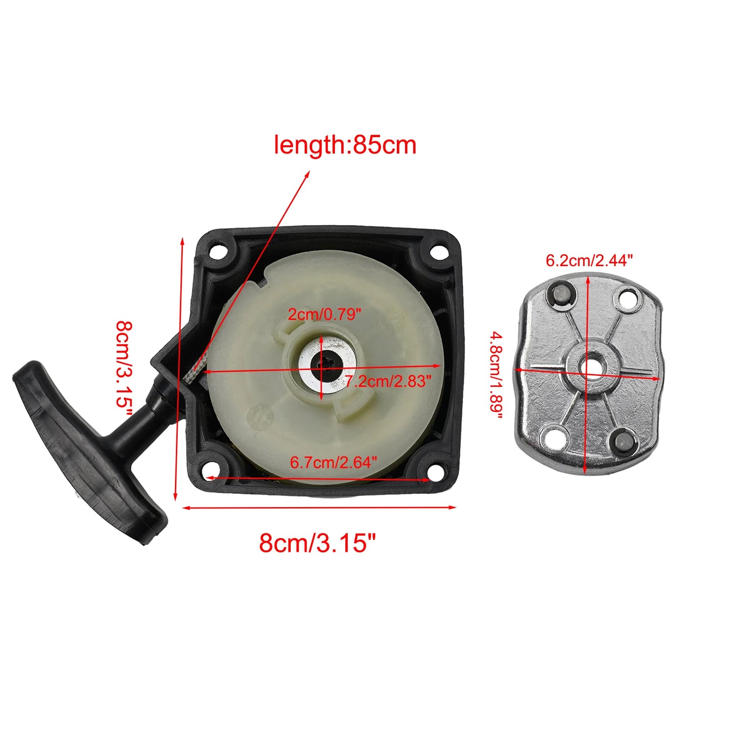 Brand New Pullstart Starter Assembly for Strimmers & Brush Cutters Stable Characteristics Easy to Install Buy Now!