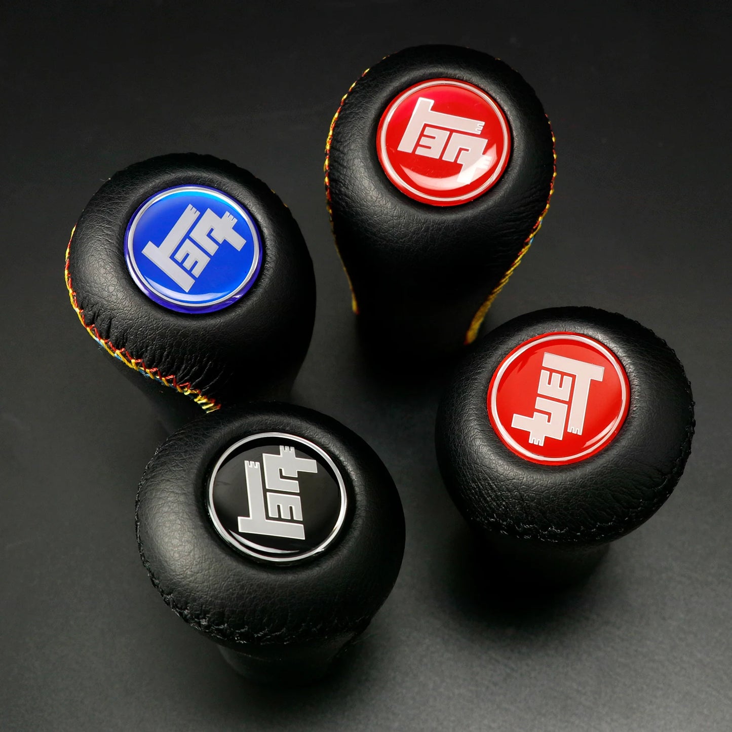 1X TEQ Leather Car Gear Shift Knob M12x1.25 Stick Shifter for TOYOTA LEXUS