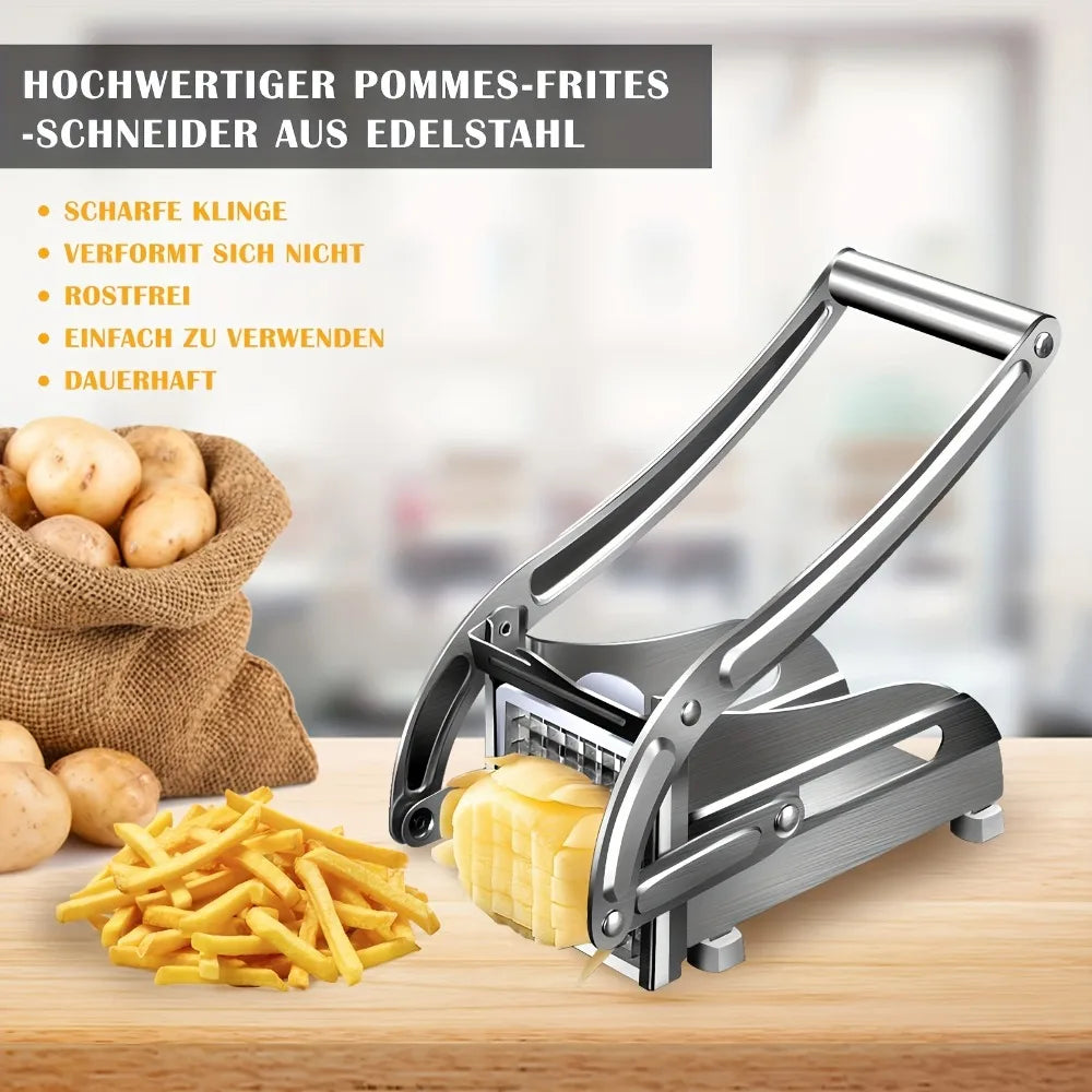 Stainless Steel Vegetable Chopper - French Fry & Onion Dicer - photo 2