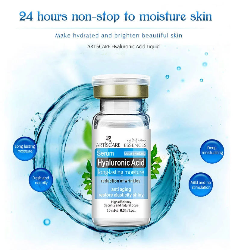 ARTISCARE Hyaluron Acid Serum 10pcs/Lot for Face Moisturizing and Hydrating Skin Care Essence Facial Care