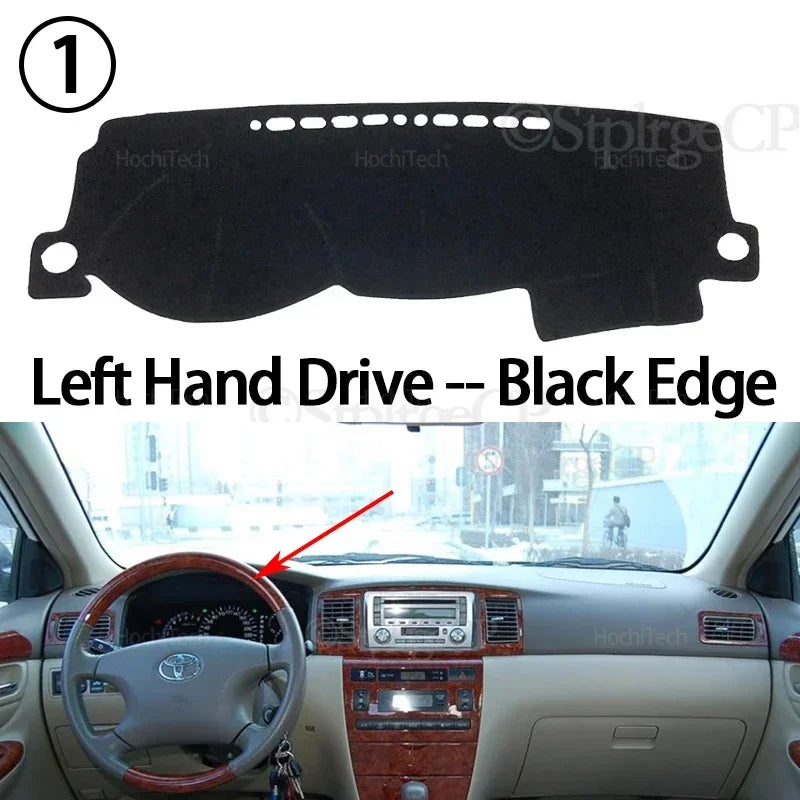 Car Dashboard Cover Mat for Toyota Corolla E120 E130 (2026–2026) – Anti-Glare Instrument Panel Carpet