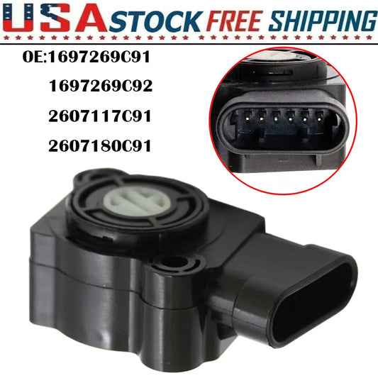 Throttle Position Sensor, Compatible with Cummins, Mack, Volvo, Ford & Navistar