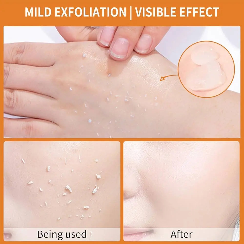 Sakura Exfoliating Peeling Gel Facial Scrub Shrink Pores Moisturizing Nourishing Repair Scrubs Face Cream Beauty Skin Care 50g