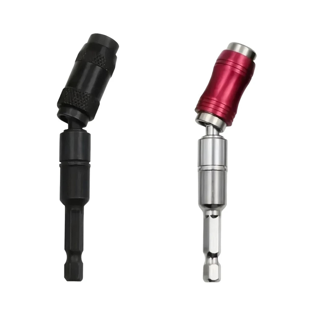 Drill Bit Holder Magnetic Swiveling Bit Tip Holder Set Drill Bit Extension Pivot 1/4 Inch Hex Quick Release Pivoting Screwd