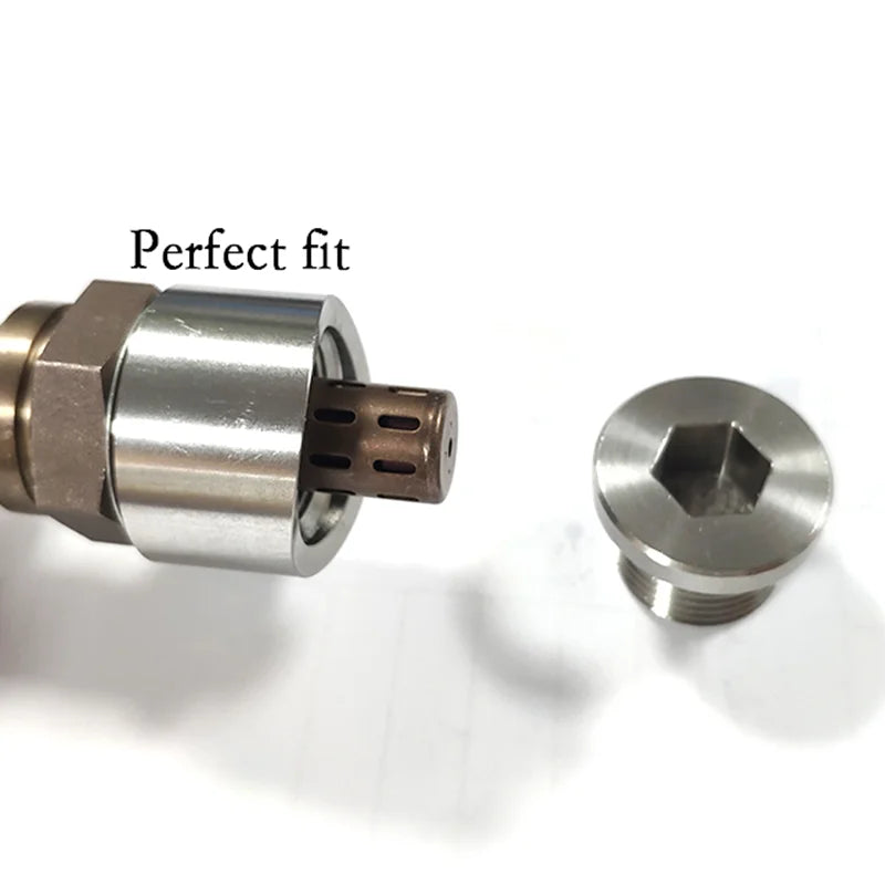 SS304 Hex Weld Bung & Nut — M18x1.5 Lambda Sensor Boss