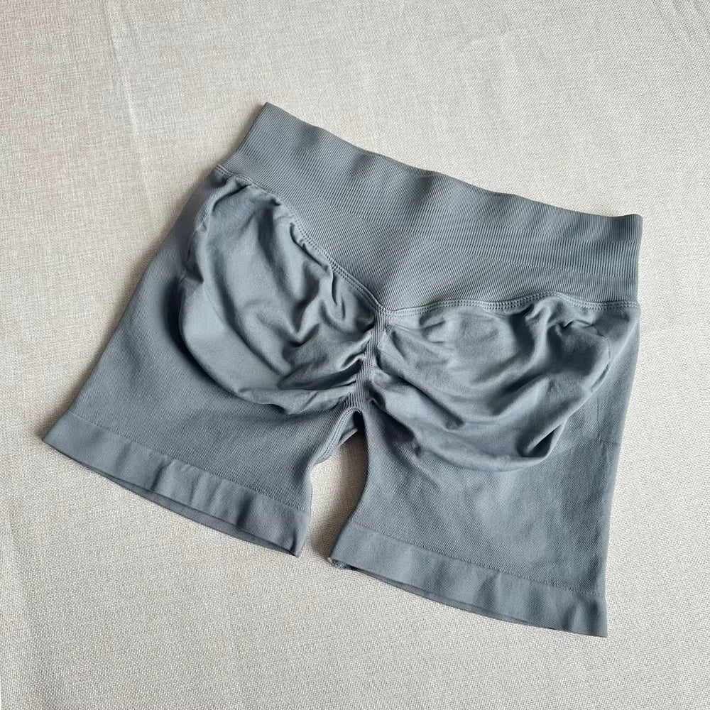Impacts Shorts Set Workout Scrunch Shorts Sets Halter Sports Fitness Clothes Gym Suit Scrunch Shorts