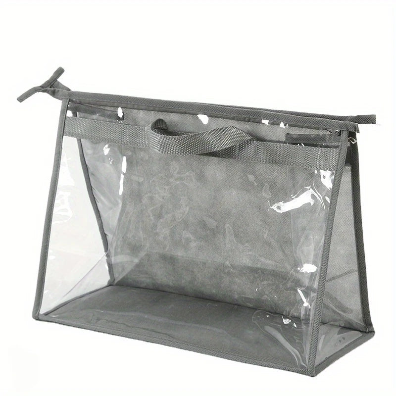 Handbag Dust Bags Clear Purse Storage Organizer For Closet, Zipper Hanging Storage Bag For Handbags