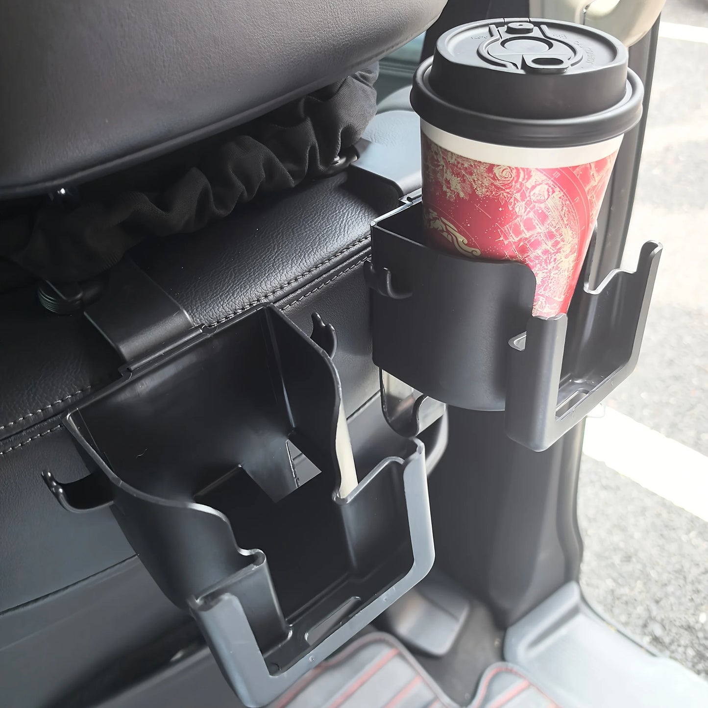 2pcs Multi-functional Car Seat Back Storage Rack - Cup/Phone Holder & Hook Fits Most Models Car Organizer | 24-hour Shipping