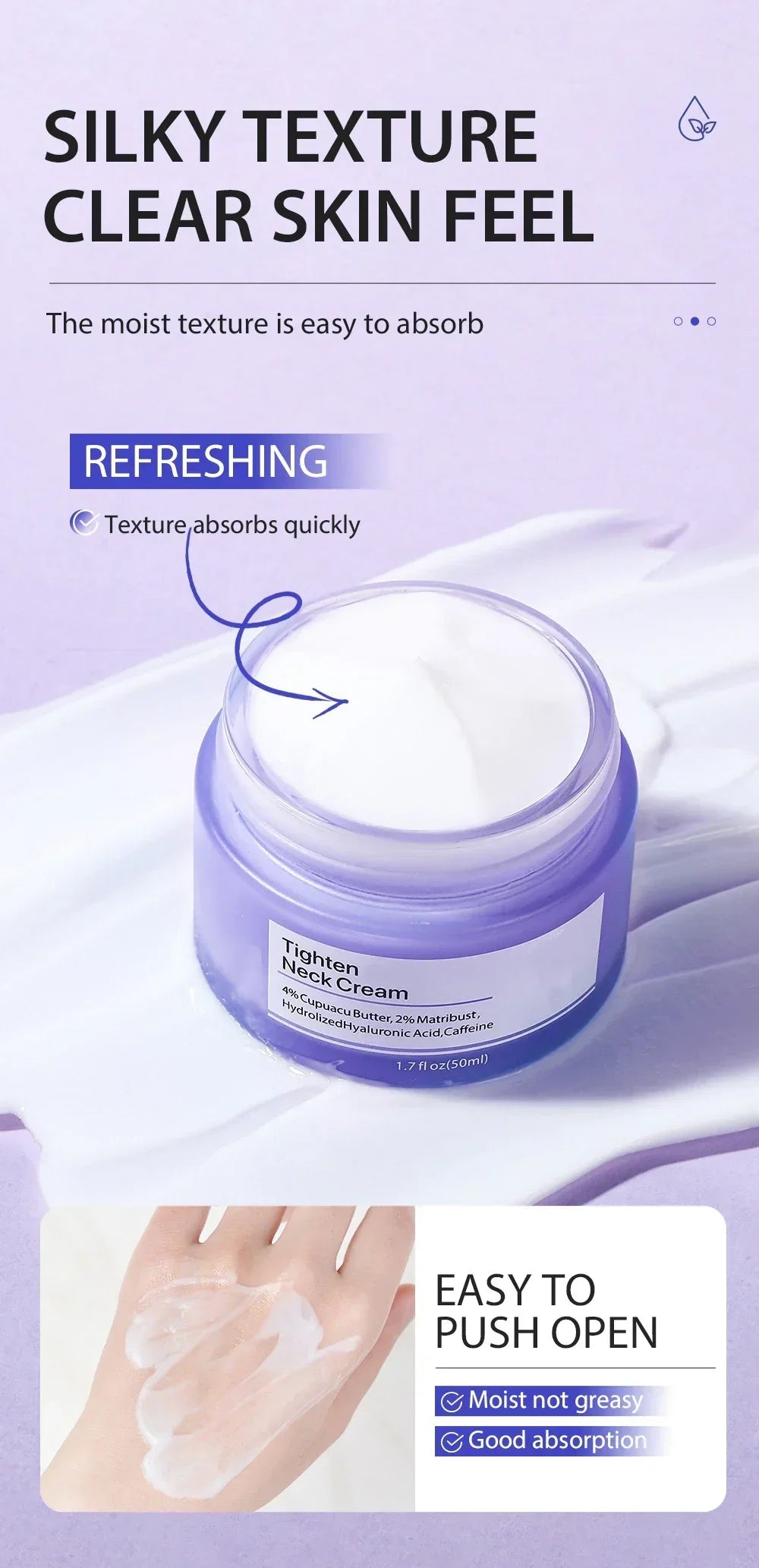 Tighten Lift Neck Cream Firming Lifting Brightens Eliminate Neck Fine Lines Neck Remove Double Chin Rejuvenation Cream Skin Care