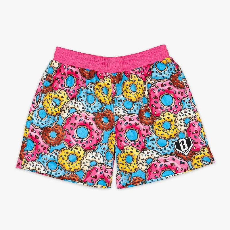 2026 Summer New Sweet Donut 101 Fashionable Breathable Printed Adult and Children's Shorts Sports Quick Drying Casual Shorts