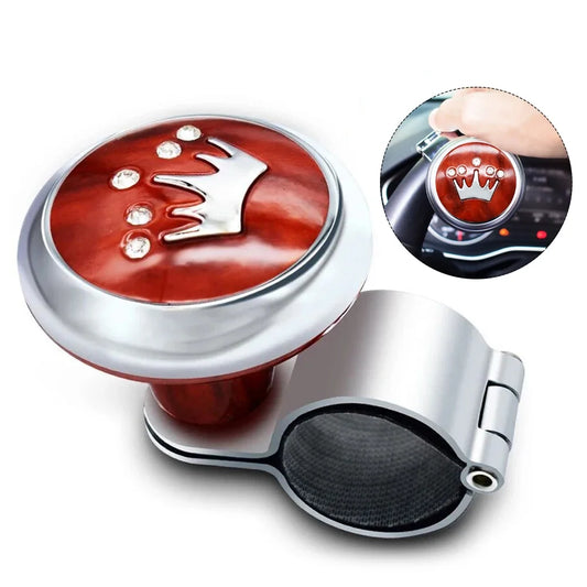 Steering Wheel Power Spinner Knob with Clamp, Universal Aid