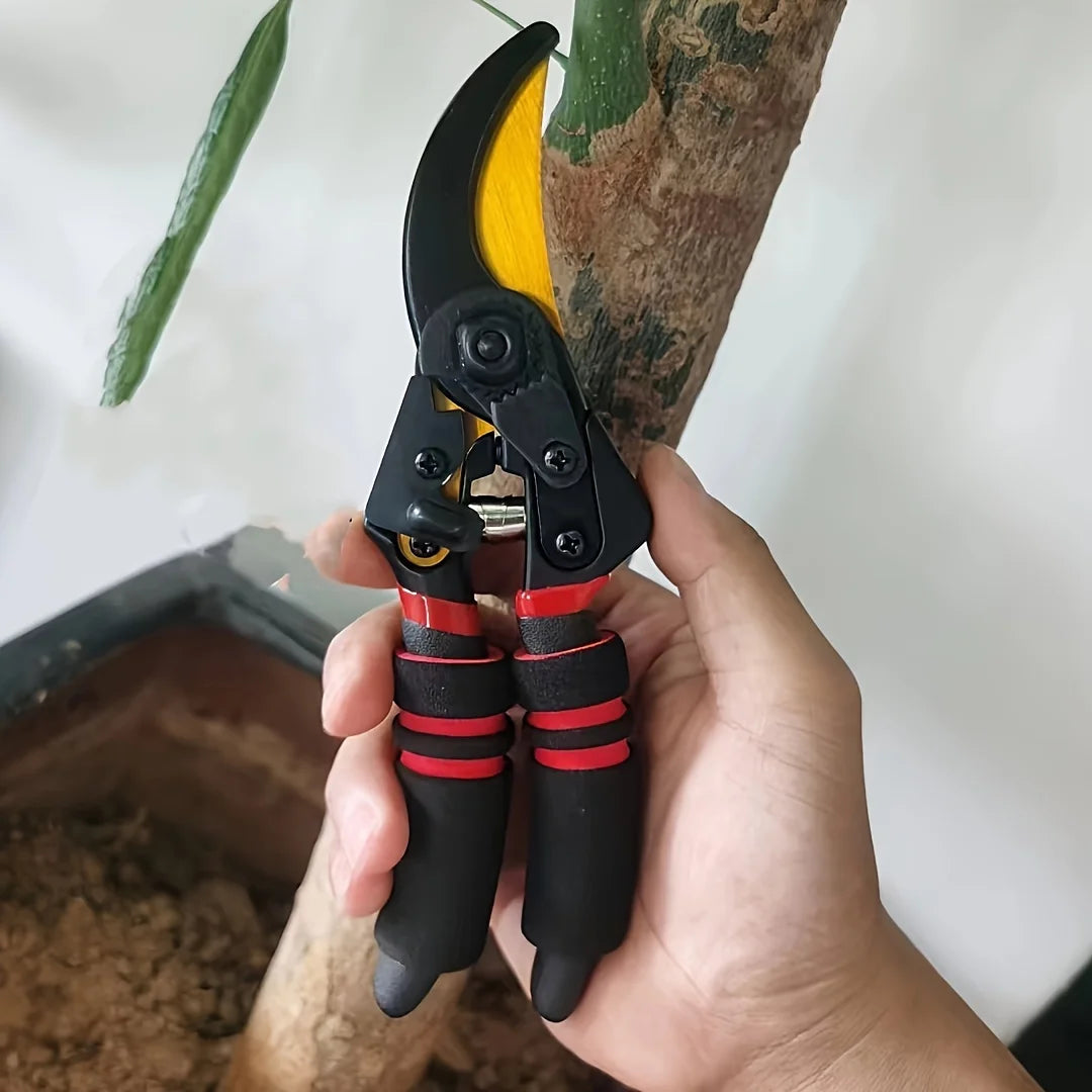 Heavy-Duty Pruning Shears with SK-5 Blade — Garden Tree Trimmer