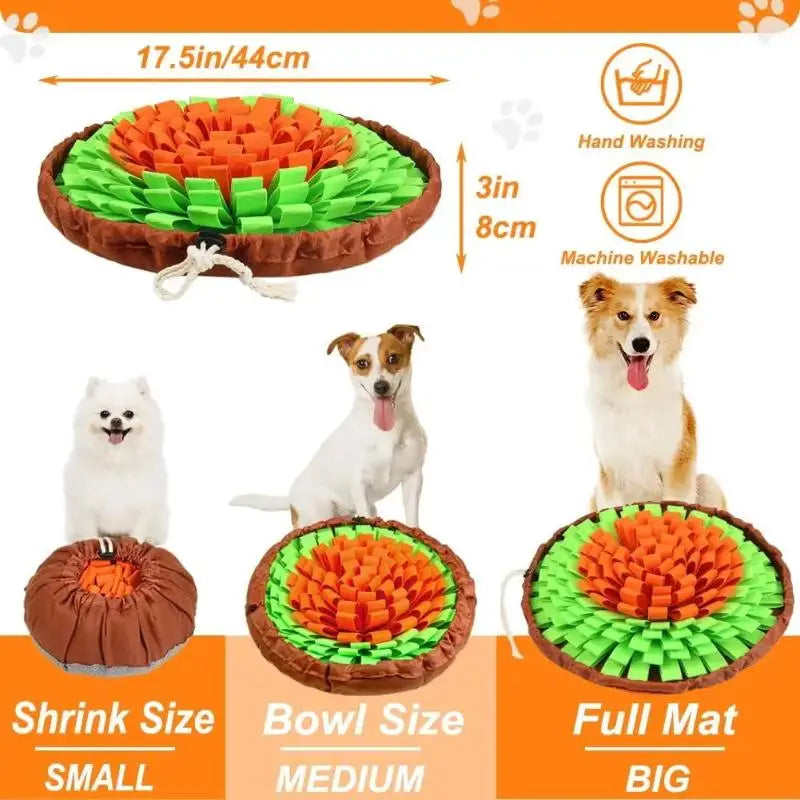 Travel Snuffle Mat for Dogs & Cats - Foraging Feed Game – photo 3