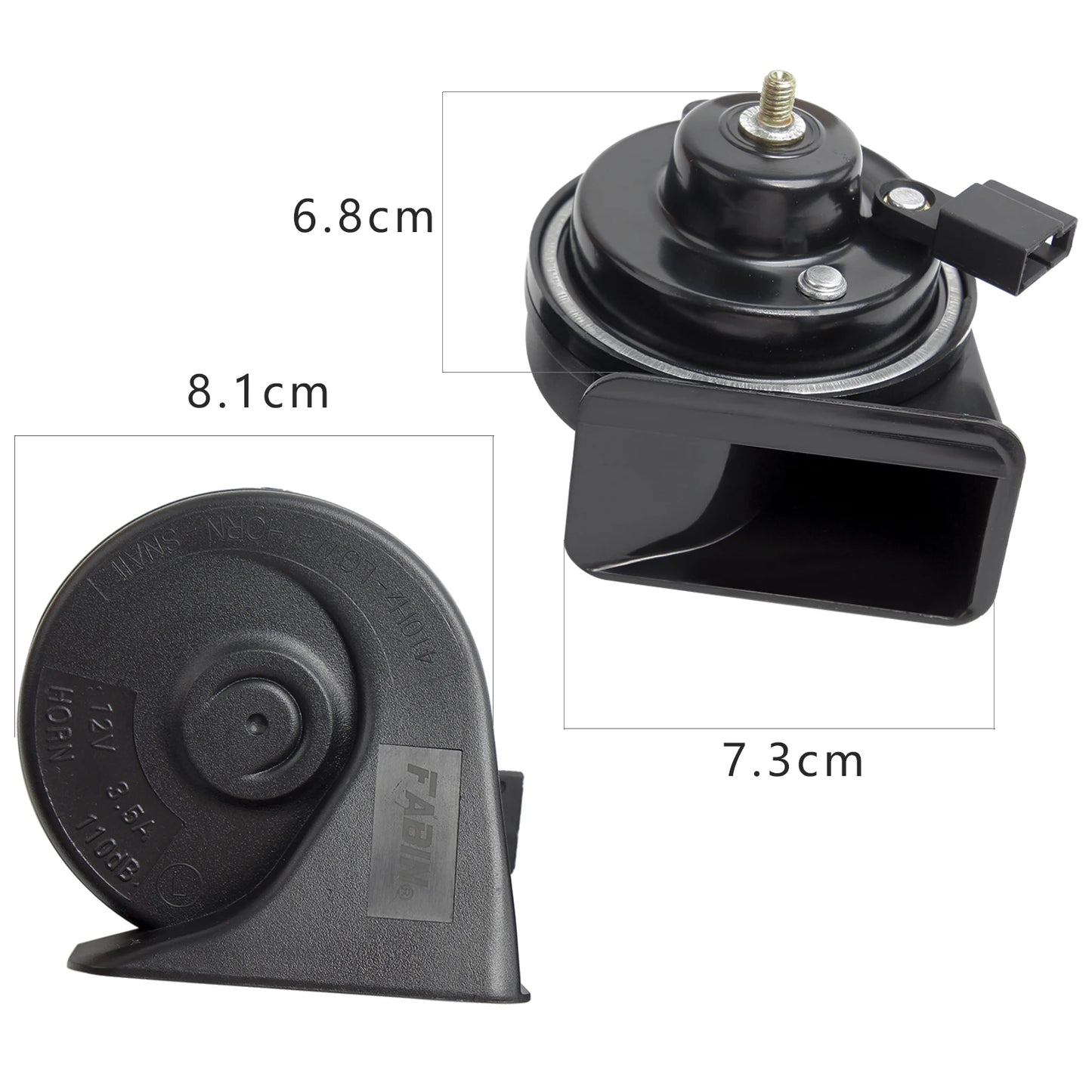 FARBIN Car Horn Adapter Pigtail Socket Two Special Line Horn Wiring Harness Male Plug Snail Horn Socket Conversion For Toyota
