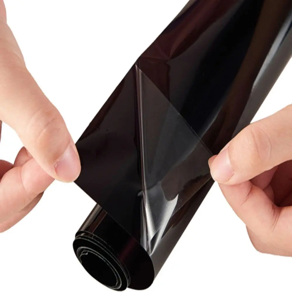 Black Window Tint Film Durable Car Foils Scratch Resistant Glass Sticker Solar UV Protection Sun Shade Practical Windshield